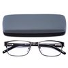 EYEGUARD Readers Metal Deluxe Rectangular Reading Glasses for Men 2.25