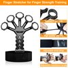ALMAH Hand Grip Strengthener kit(5 Pack),Grip Strength Trainer,Forearm Workout Trainer Adjustable Grip Exercises,Finger Grip Strengthener,Finger Stretcher,Grip Ring & Stress Relief Ball with Carry Bag