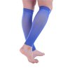 Doc Miller Calf Compression Sleeve 1 Pair 15-20 mmHg Firm Support Graduated for Sports Running Recovery Shin Splints Varicose Veins (Blue, M)