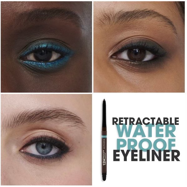 SEPHORA COLLECTION Waterproof 12HR Retractable Eyeliner Pencil 08-Shimmer Espresso