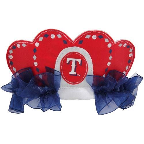 Bleacher Creatures MLB Texas Rangers Princess Tiara, Blue