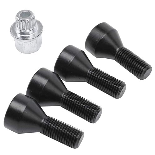 Bapmic 36136786419 M12 x 1.5mm Wheel Lock Set Lug Bolts