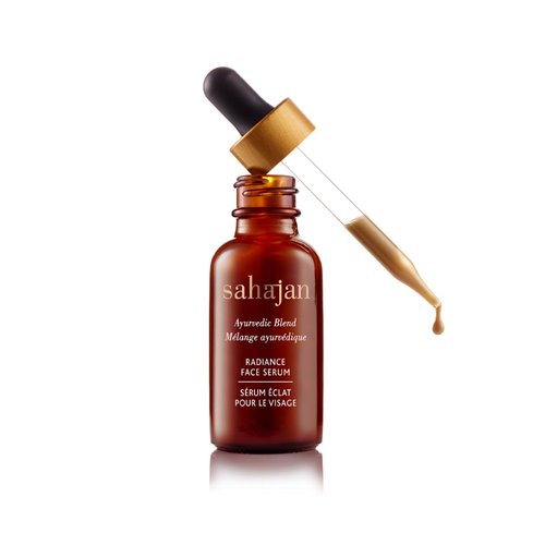 Sahajan Ayurveda Science of Intuition Radiance Face Serum - Ayurvedic Face Moisturizer Dry & Sensitive Skin - 30ml/1 oz - 5,000 year old Ancient Indian Science - Visibly Brighter Skin - 100% Natural