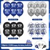 RUMIA Blue 11th Birthday Balloons 24Pcs Navy Blue Black Silver Happy 11th Birthday Latex Balloons Confetti Balloons for Boy Girls 11th Birthday Anniversary Party Decorations Supplies 12 inches