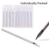Ear Nose Piercing Needles - TC Mix body piercing needles 12g.14g.16g.18g.20g Individualized Package for Piercing Needle Supplies Piercing Kit (100 MIX)