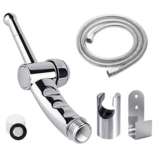 Shower Douche Enema Kit Heads-Deep Shower /Bag Cleanin Cleansing Nozzle Fit for Regulator Douche System for Men and Women 59-inch Shower Hose