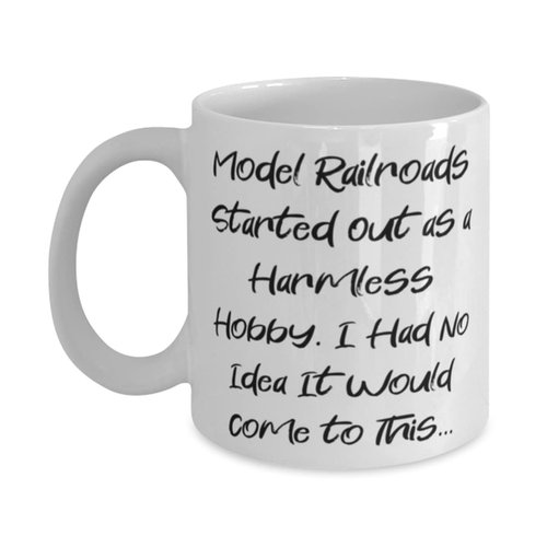 Best Model Railroads Gifts, Model Railroads Started Out as a Harmless Hobby. I, Model Railroads 11oz 15oz Mug From Friends, Model trains, Train sets, Toy trains, Railroad tracks, Train table