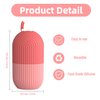 Molpafe Ice Roller for Face and Eye,Upgraded Ice Face Roller,Facial Beauty Ice Roller Skin Care Tools, Ice Facial Cube, Ice Holder Mold Face Puffiness Relief Massage Skin Care Tools (Pink)
