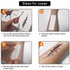 Halloween Face Temporary Tattoos 3D Bleeding Wound Mouth Tattoo Stickers Fake Scar Horror Eyes Spider Web Bullet Joker Tattoos for Adults Kids Makeup Kit for Day of the Dead Cosplay Party 9 Sheets