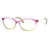 SA106 Womens Classic Mod Minimal Oval Rectangular Reading Glasses Pink Green +2.0