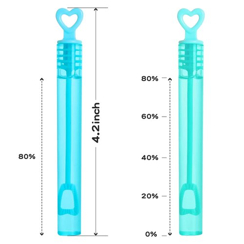 LUCKY SLD 40Pack Mini Bubble Wands Assortment Party Favors Toys for Kids Child, Summer Outdoor Gifts for Girls Boys,Theme Birthday Parties, Weddings, Halloween, Children'sDay Gifts for Child