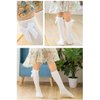 Toptim Little Girl's Knee High Socks Over Calf Kids Overknee Stockings Bow Style 3-12T(Bow2-5Piars)