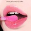 Plumping Lip Oil, Hydrating Lip Gloss Tinted Lip Balm Lip Care Transparent Toot Lip Oil, Non-Sticky Long Lasting Nourishing Lip Glow Oil Repairing Lightening Lip Lines Lip Care Products(CHERRY)