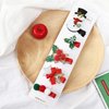 5Pcs Christmas Hair Accessories Snowman Small Hair Clips Cute Xmas Hair Barrettes Mini Alligator Hair Pins Snowflakes Stars Bow Red Hair Clip Holiday Party Hair Decorations Christmas Gift Sets