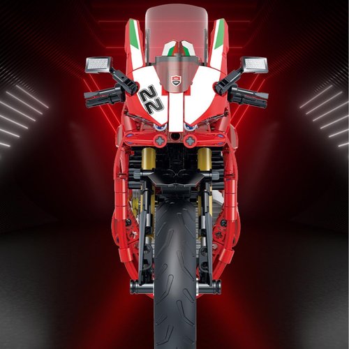 Yunigzmy Motorcycle Toy Building Kits for DKDI-V2, 626 PCS Motorbike Building Set, Adult Superbike Model Building Blocks, Collectible Building Toy for Adults Kids