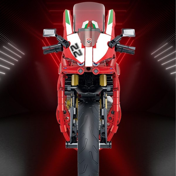 Yunigzmy Motorcycle Toy Building Kits for DKDI-V2, 626 PCS Motorbike Building Set, Adult Superbike Model Building Blocks, Collectible Building Toy for Adults Kids