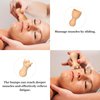 Pumwoy 7-in-1 Wooden Facial Massage Tool Set,Face Sculpting Tool Skin Care Facial Muscle Relieving,Sculpt Jawline,Roller Tool Maderoterapia Kit for Relieving Fatigue