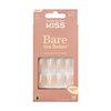 KISS Bare but Better, Press-On Nails, Nail glue included, Embrace It', Light Nude, Medium Size, Coffin Shape, Includes 28 Nails, 2G Glue, 1 Manicure Stick, 1 Mini File