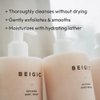 BEIGIC Refining Hand Wash | Vegan Hand Soap Foam w/Walnut Shell Powder, Soapbark Extract & Lavender Oil | Exfoliating Hand Soap Liquid | Gentle Hand Soap for Sensitive Skin (10.6 oz)