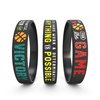 (12-Pack) Basketball Motivational Silicone Bracelets - Wholesale Bulk Basketball Jewelry, Sports Gifts, Party Favors and Supplies
