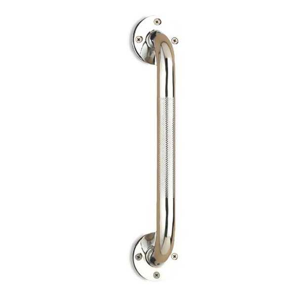 Wall Grab Bar Size: 12", Finish: Chrome