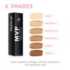 Beauty For Real MVP Tinted Moisturizer & Concealer, Deep 1 - Also Acts as a Primer, SPF 25 Sunscreen & Complexion Perfector - Anti-Aging Hydration & Coverage - 1.5 fl oz
