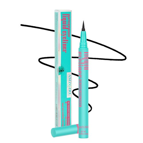 Waterproof Liquid Eyeliner,Black Eyeliner Pencil Super Slim Long Lasting,Cruelty-Free,Quick Drying,No-Skip Eyeliner by AMZGlRL,0.02 Fl Oz