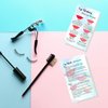 Lip Blush Stages of Healing & Aftercare Instructions Card | 50 Pack | 2x3.5" inches Business Card Size | Lip Blush Lip Glow Lip Tint PMU Lip Liner Full Lip Tint Tattoo | Holographic Look Design
