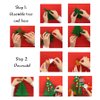 Leiky Life Christmas Tree Felt Art Activity Kit, Build Your Own Table-Top Tree, Perfect for Kids, Small Spaces, Vacations, XMAS1