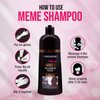 Meme - 16.9 Fl. Oz Coconut Oil Infused Shampoo - Vibrant, Fade-Resistant Color, Gentle on Scalp, Plant-Based Formula with Vegetable Oils, Ultimate Hair Protection for Men and Women