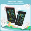 TECJOE 3 Pack LCD Writing Tablet, 8.5 Inch Colorful Doodle Board Drawing Tablet for Kids, Kids Travel Games Activity Learning Toys Birthday Gifts for 3 4 5 6 Year Old Boys and Girls Toddlers
