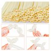 LXZFCRG 260 Balloons Clear Long Skinny Latex Balloons for Balloon Animals, 100Pcs Twisting Balloon Shine for Balloons Arch Party Supplies Weddings Birthday (Clear)