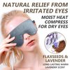 AiricePac Microwave Activated Warm Eye Compress for Dry Eyes, Blepharitis & Stye, Heated Eye Masks for Dry Eyes, Dry Eye Therapy Mask & Eye Compress Moist Heat Delivers Warm Compress for Eyes