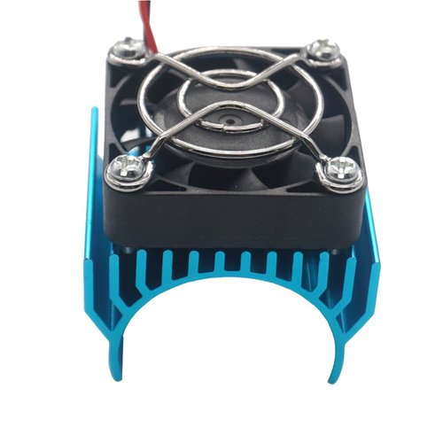 Vgoohobby RC Motor Heat Sink Heatsink with 5V Cooling Fan,550 540 Size Electric Engine Heatsink Compatible with Traxxas Tamiya HSP HPI Wltoys Himoto RC 1/10 Car Truck