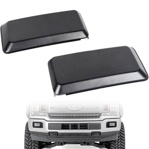KARPAL Front Bumper Guards Pads End Caps Cover Insert Compatible with 2018 2019 2020 Ford F150
