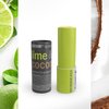 Hurraw! Lime & Coconut Lip Balm: Plastic-Free with new cardboard push-up tube. Certified Organic, 100% Natural Origin, Vegan, and Cruelty Free. Gluten Free. Bee, Shea, Soy and Palm Free. Made in USA
