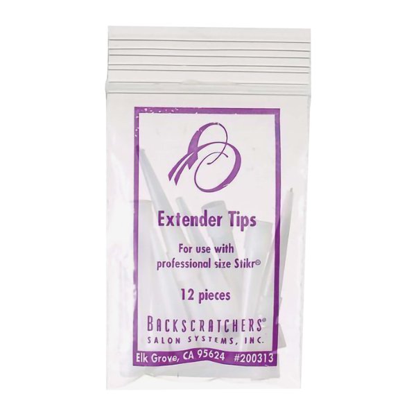 Backscratchers Stikr Extender Tips - Replacement Nozzle for Nail Silk Wrap and Fiber Glass Adhesive