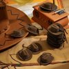 Hercicy 36 Pcs Mini Cowboy Hats for Crafts Wedding Favors Decoration Flocking Miniature Felt Cowgirl Western Party Hat Dollhouse Decor for Dollhouse Craft