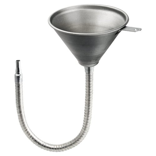 ROADGIVE Funnel Automotive Steel Bendable Universal Spout Funnel with Filter and 23.6" Flexible Pipe Long Neck Oil Funnel for All Automotive Oils, Lubricants, Gas, Diesel Fuel and Other Liquids