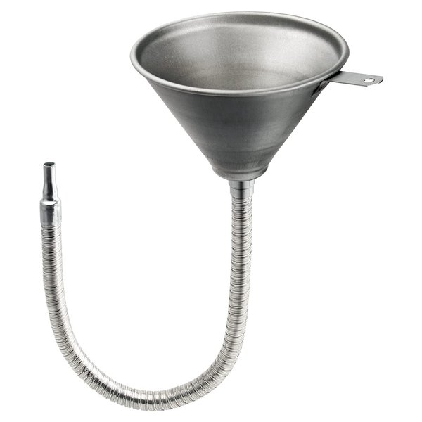 ROADGIVE Funnel Automotive Steel Bendable Universal Spout Funnel with Filter and 23.6" Flexible Pipe Long Neck Oil Funnel for All Automotive Oils, Lubricants, Gas, Diesel Fuel and Other Liquids