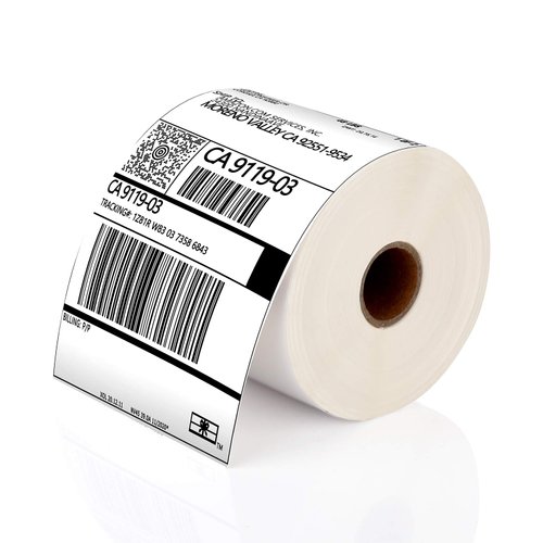 JADENS 4x6 Thermal Labels - 350 Labels, Compatible with Rollo, Brother, Zebra and Most Thermal Printer, Perforated, Commercial Grade, Doesn't Compatible with Dymo