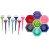 Generic 7 Set Hair Dyeing Bowl Brush Kit Colorful Hairdressing Hair Dye Supplies Tools