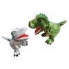 Glanzzeit Children's Hand Puppets, Dinosaur Shaped Hand Puppets, Realistic Plush Toys for Boys and Girls Performance Theatre, Birthday Gifts, Teaching, Interactive Games, Easter Gifts(Velociraptor)