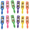 12 Cymbals With Plastic Handles (5") Kids Party Supplies, Preschool Musical Instruments, Noisemakers (12 Pack) multicolor