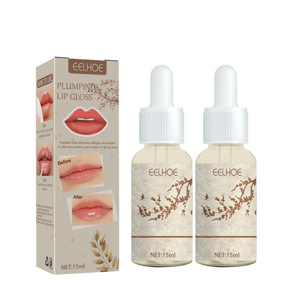 Moisturizing Lip Oil -15ml, Transparent Lip Protector, Long Lasting Nourishing Non Stick Fresh Texture, Makes Lips Full, Moisturizing and Increases Contour and Lip Area
