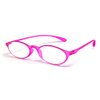 Calabria 719 Flexie Oval Reading Glasses +6.00 Fuchsia Men/Women Bendable One Power Readers TR90 Flexible