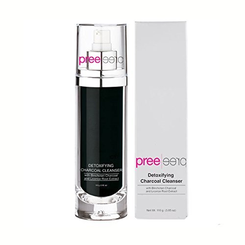 Detoxifying Charcoal Cleanser for even toned, glowing skin by Pree Cosmetics