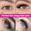 Eyesy Lash 500 Wispy Lash Extensions | 5D 0.07 Size 10mm Curl C | Wispy Natural Lash Look Premade Fans Eyelash Extensions Kim K American Volume Promade Fans Handmade Pre Made Loose Fan Lashes