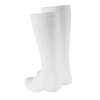 Truform Medical Compression Socks for Men and Women; 8-15 mmHg Crew Length to Mid-Calf, White, X-Small (Pack of 2)