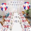 PIXHOTUL Baseball Party Supplies - Tableware Set, 81 Pcs, Plastic & Paper, Serves 20, Disposable Decorations for Kids, Adults Birthday, Game Day, Holiday Events